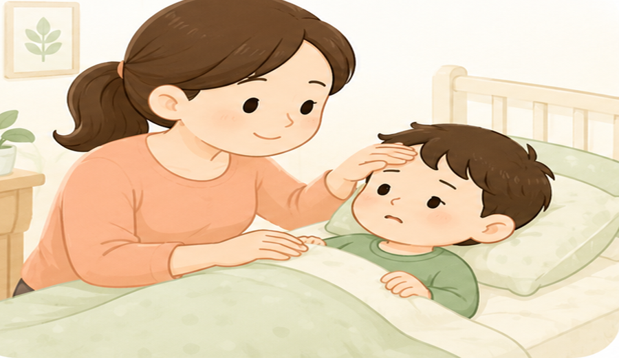 幼兒發燒怎麼辦?爸媽先看精神、呼吸和尿量