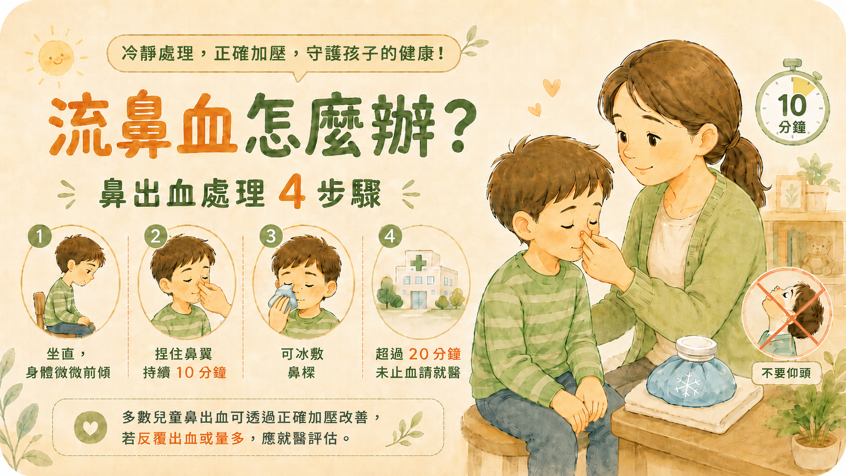 天氣熱就一直流鼻血?夏天兒童流鼻血常見原因